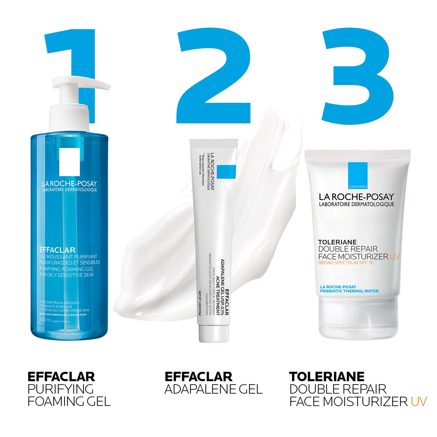 Effaclar Adapalene Gel 0.1% Topical Retinoid For Acne