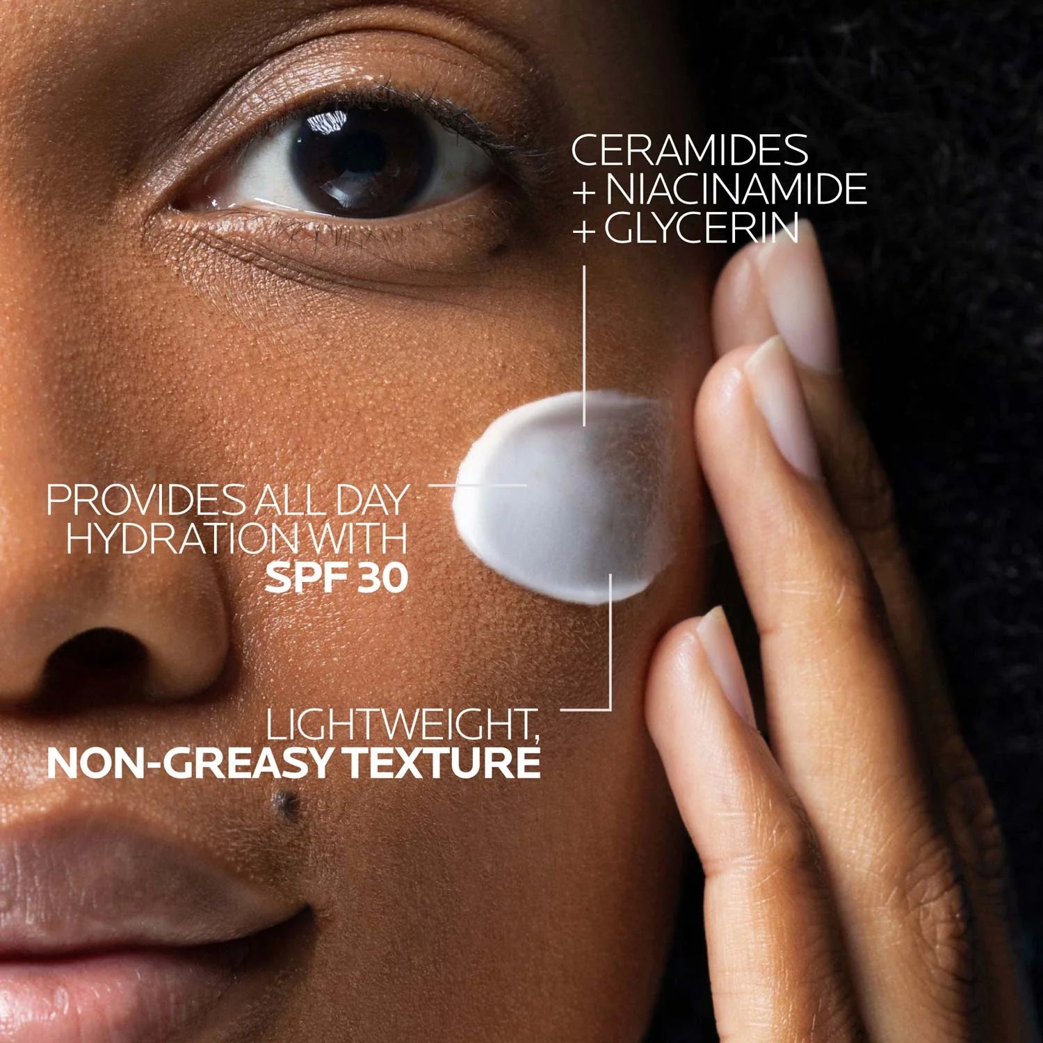 Toleriane Double Repair Matte Face Moisturizer SPF 30 for Oily Skin